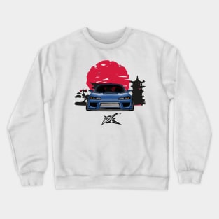 nissan silvia s15 blue Crewneck Sweatshirt